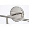 Hanson 3 lights bath sconce in polished nickel with frosted shade